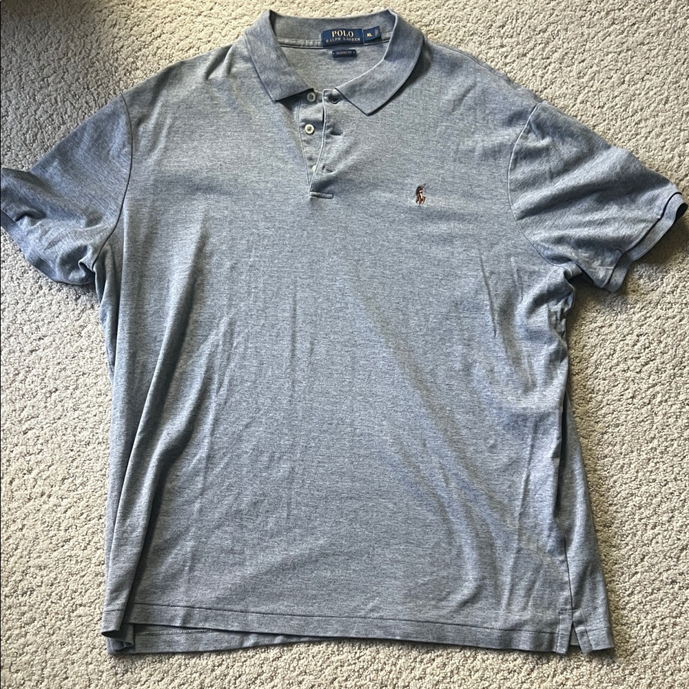 Ralph Lauren Men's Polo Shirt in Gray